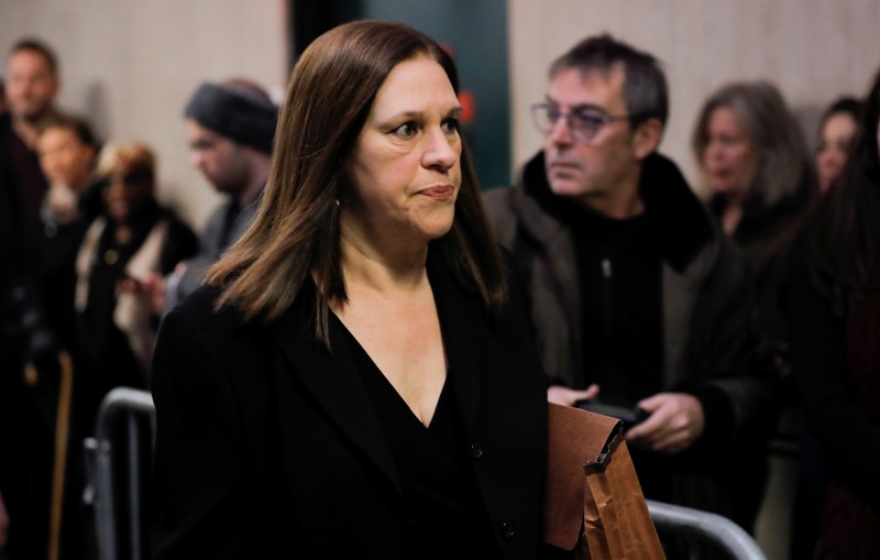Prosecutor Joan Illuzzi-Orbon arrives at New York Criminal Court for film producer Harvey Weinstein's sexual assault trial in the Manhattan borough of New York City, New York, U.S., January 22, 2020. REUTERS/Lucas Jackson