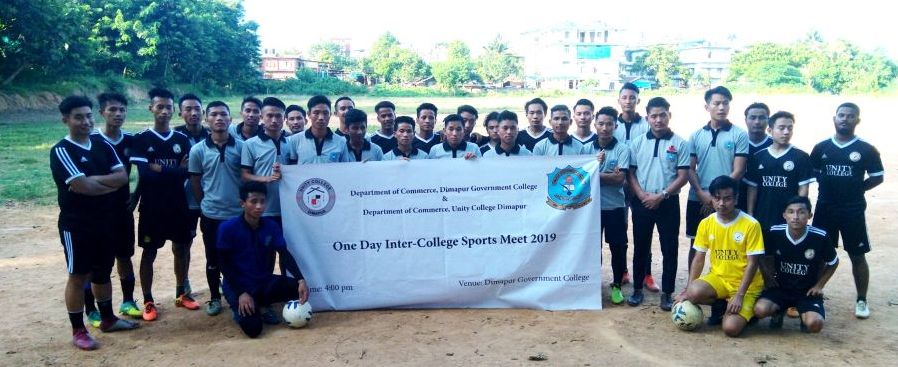 Winners of the boys football match