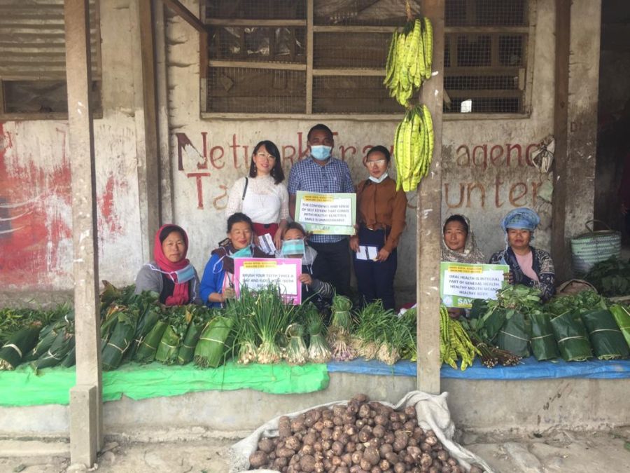 Indian Dental Association, Nagaland State branch, Zunheboto unit distributed leaflets and other materials during the World Oral Health Day on March 20. 