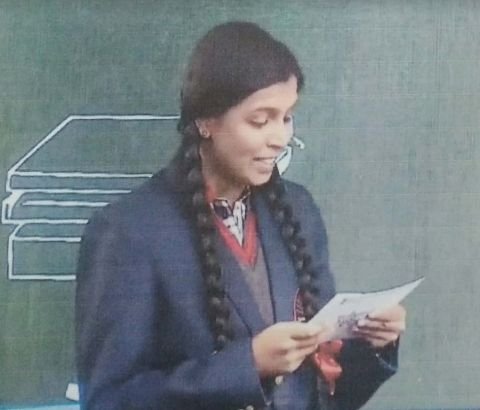New Delhi/Bengaluru: Hridya S Nair, 11th class student of Kendriya Vidyalaya in DRDO campus in Bengaluru. (Photo: IANS)